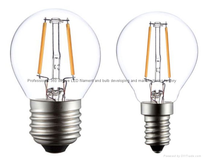 2700K G80 G95 G125 2W 4W 6W E27 E26 B22 dimmable COB edison led filament globe  2