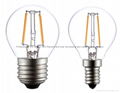 2700K G80 G95 G125 2W 4W 6W E27 E26 B22 dimmable COB edison led filament globe  2