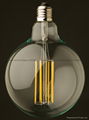 2700K G80 G95 G125 2W 4W 6W E27 E26 B22 dimmable COB edison led filament globe 