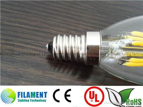 Dimmable no flicking 2W 4W 6W 8W C35 A60 St64 edison filament led bulb 4