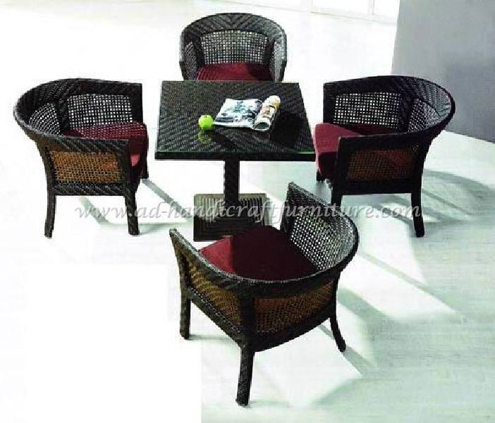 poly rattan coffee set