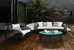 wicker sofa set