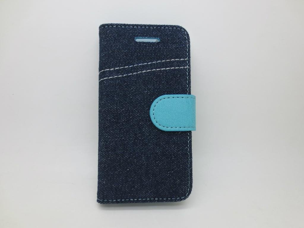 Pants Pocket Style Leather Flip Case with Low Price Phone Case for iPhone 5 3
