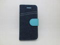 Pants Pocket Style Leather Flip Case with Low Price Phone Case for iPhone 5 3