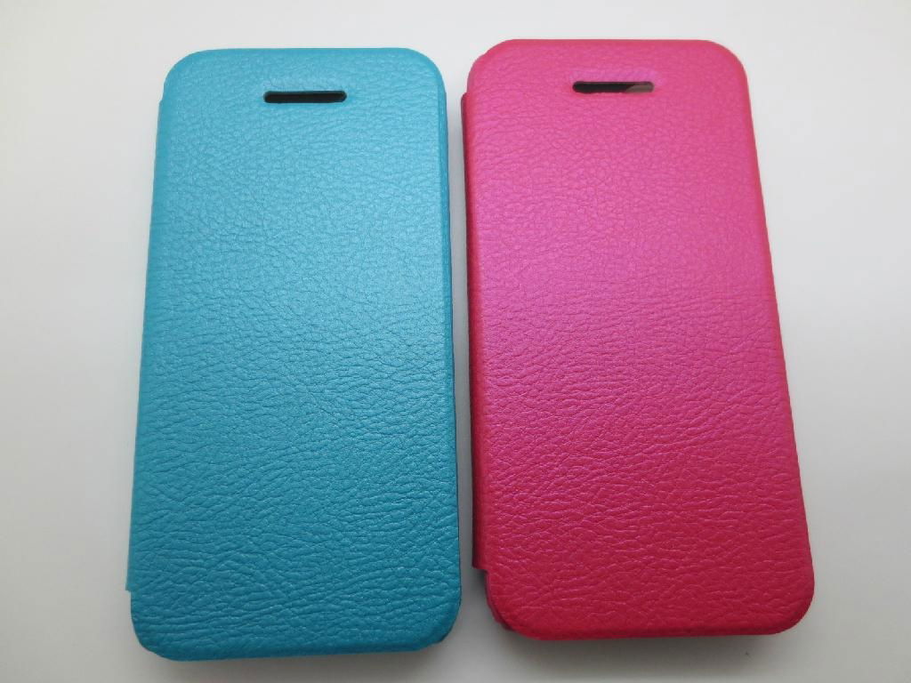 Factory Price for Trendy Leather Universal Flip Phone Case 5s 5c 5 2