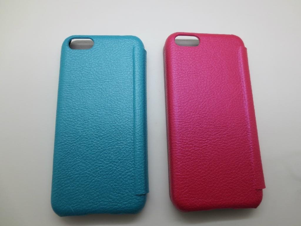Factory Price for Trendy Leather Universal Flip Phone Case 5s 5c 5 3