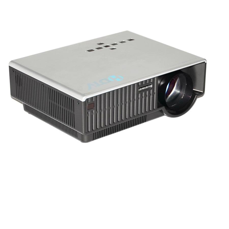 Barcomax LED projector HD 1080p with AV VGA HDMI USB SD card(media player) Input
