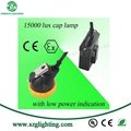 LED lithium battery miners cordless lamp 3W Cree LED Headlamp Light 2