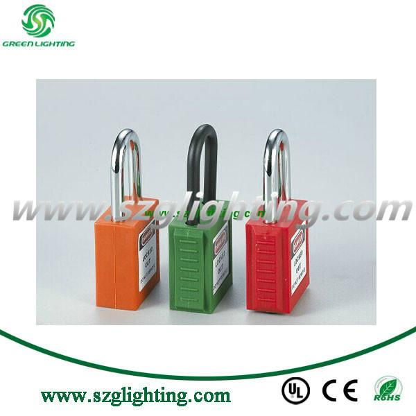 ABS 20 padlock Keyed Different Nylon Shackle Safety Padlock 2