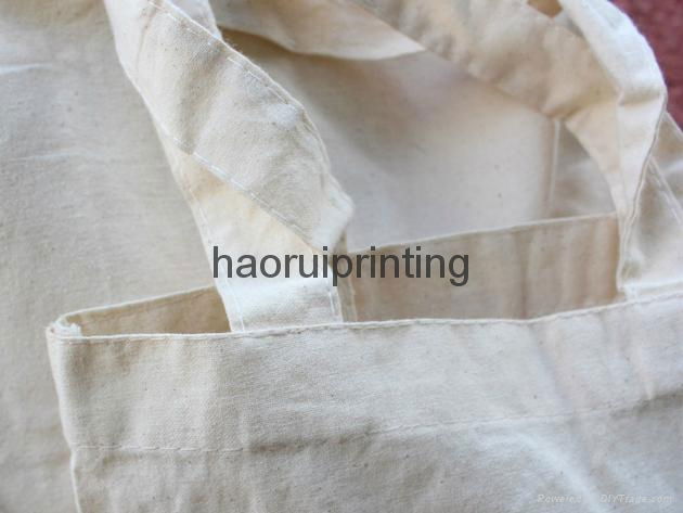 環保購物棉布袋，免費印刷logo 3