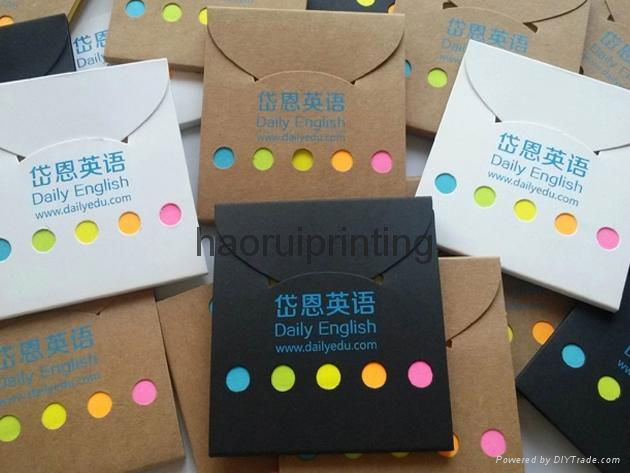  Wholesale customized color sticky note,Low price wholesale New style Memo pad 5