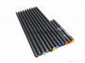  advanced black wood with color diamond students pencil 2