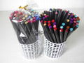  advanced black wood with color diamond students pencil 1