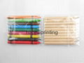 10支3.5英寸彩色铅笔+9支蜡笔套装，环保牛皮纸盒包装 3