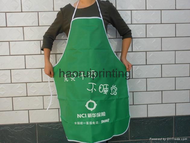 Wholesale cheap Oxford advertising apron 4