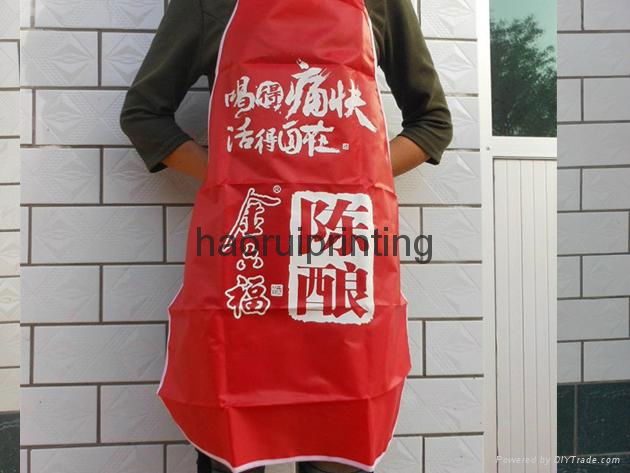 Wholesale cheap Oxford advertising apron 5