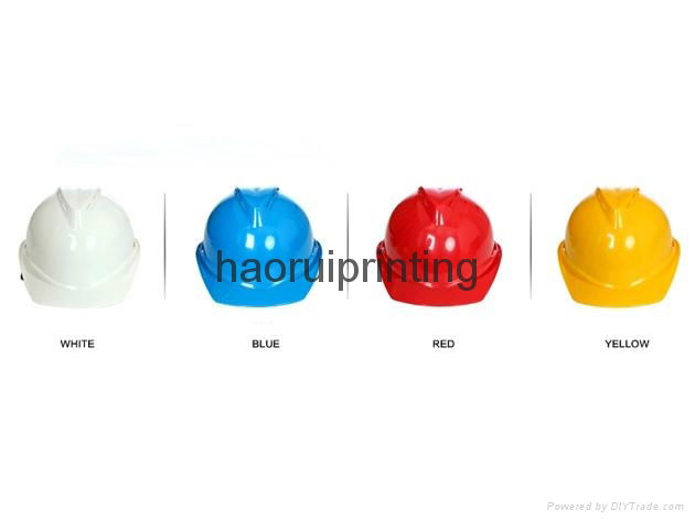  ABS protective safety hard hat safety helmet print logo 2