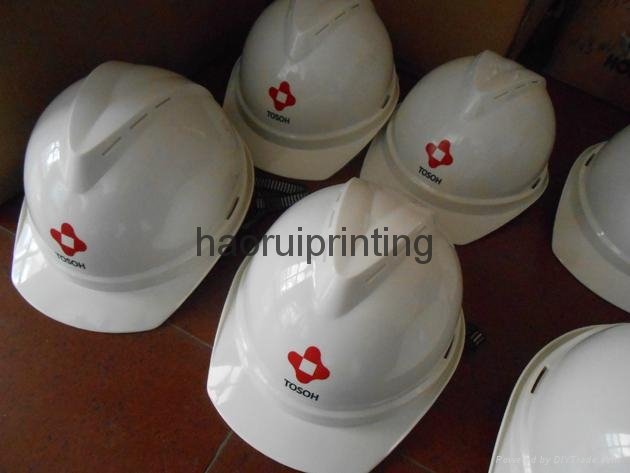 ABS protective safety hard hat safety helmet print logo