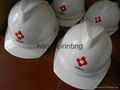  ABS protective safety hard hat safety helmet print logo 3