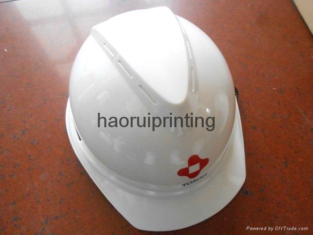  ABS protective safety hard hat safety helmet print logo 5
