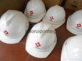  ABS protective safety hard hat safety helmet print logo 6