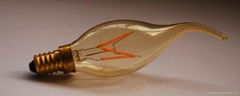 Dimmable LED filament lamp bulbs Candle bulb 360 degree