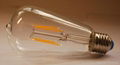 Amber vintage A19 ST64 G80 G95 G125 led filament bulb 2W 4W 6W Edison light bulb 1
