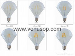 New Design 110V-130V Edison Bulb Light Fashion Incandescent Edison Bulb LED Fila