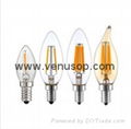 C7 C32 C35 E12 E14 E27 3W 5W Filament LED Candle light ETL listed