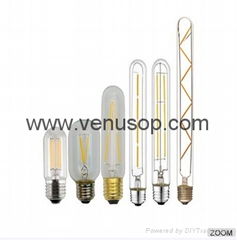 Tubular T14 T10 Vintage LED Filament