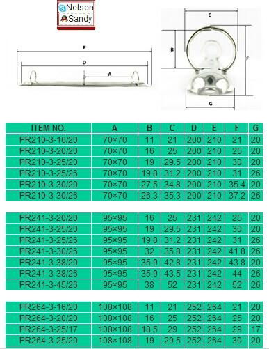 3R/O ring binder mechanism(pull open) 2