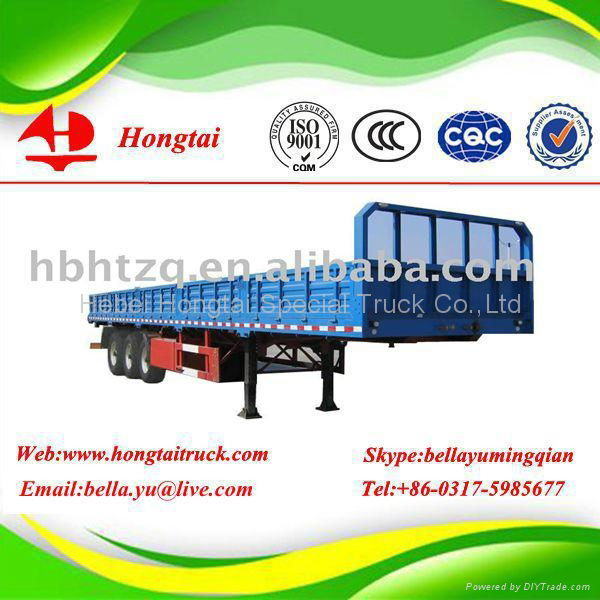 3 axle fence semi trailer