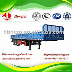 3 axle fence semi trailer