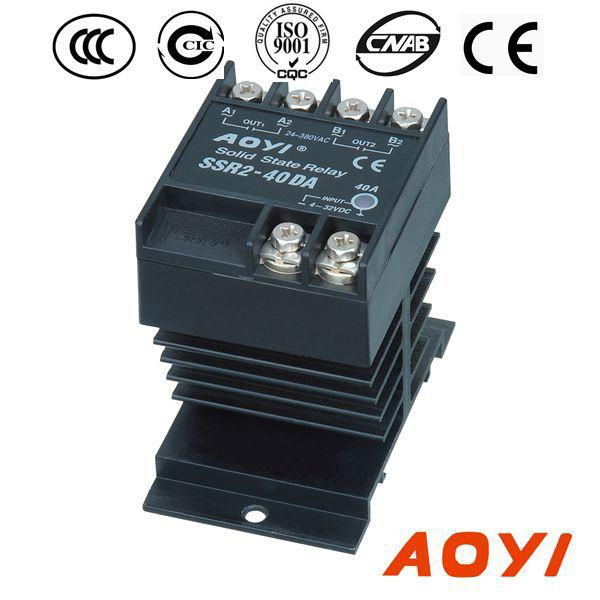 Solid state relay module AC/DC Solid state relay SSR2-40DA 2