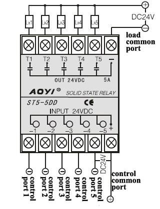 Light Weight solid state reversing relay ST5-5DD 3