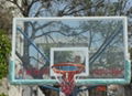 戶外鋼化玻璃籃球板 1