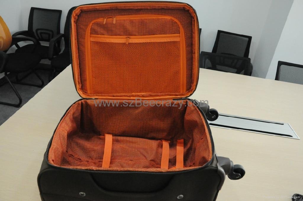  business design 4spinner wheels 1680D travel trolley l   age 4