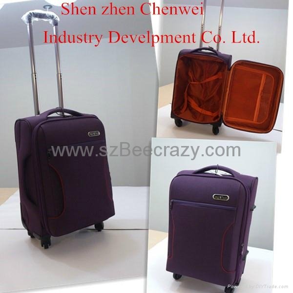  business design 4spinner wheels 1680D travel trolley l   age