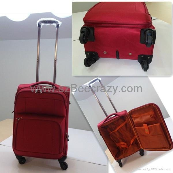 Hot sale 4spinner wheels 1680D travel trolley l   age