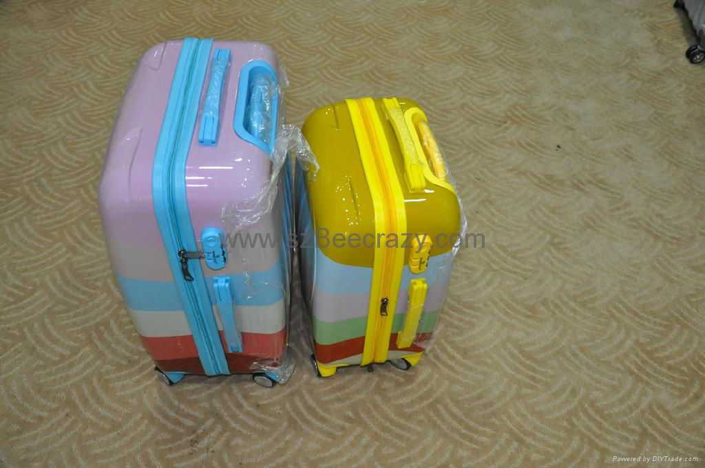 Superior quality 3pcs hard trolley l   age  5