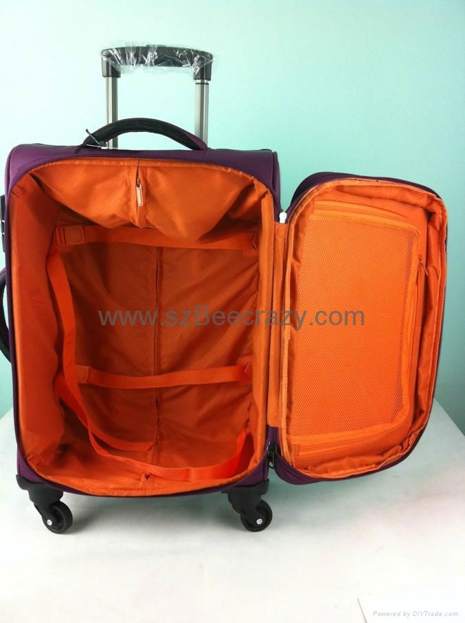  Purple polyester top quality l   age travel bag  4