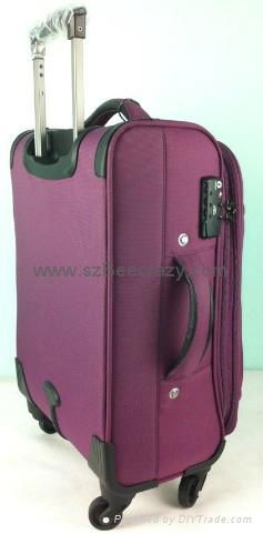  Purple polyester top quality l   age travel bag  5