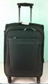 Aluminum trolley polyester carry on suitcase  1