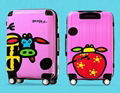 Lovely cow ABS+PC trolley bag set /hard shell suitcase  2