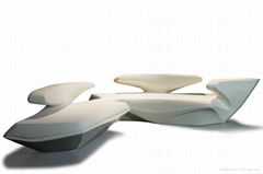 zephyr sofa by zaha hadid