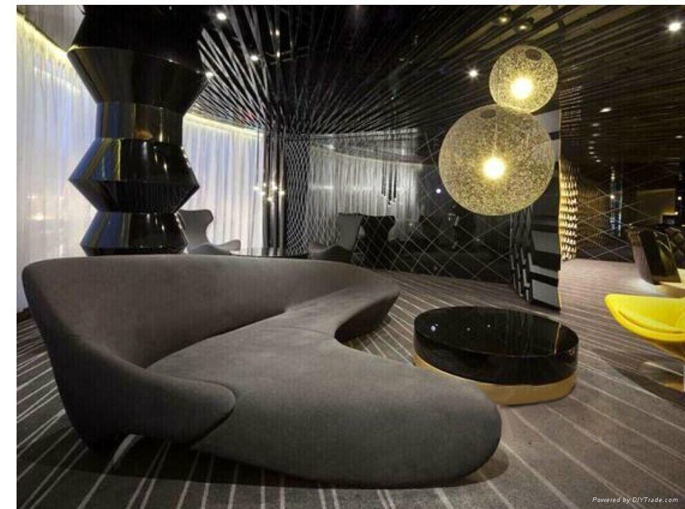 Moon sofa, Fabric moon sofa, firberglass moon sofa, Zaha hadid moon
