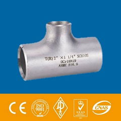 Reducing Tee ANSI B16.9 Stainless steel 316 