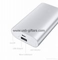 Hotsales OEM 6000mAh  powerbank  portable mobile charger powerbank 2