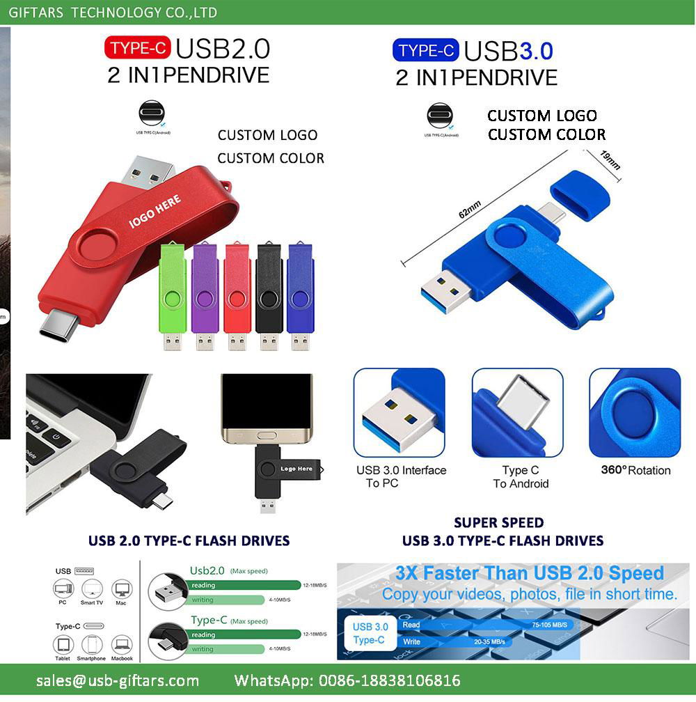 Hot promo USB3.0 pen drive USB c flash drive 2