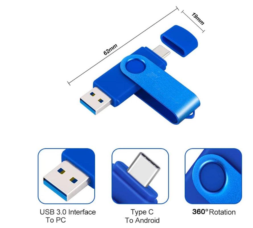 热卖USB3.0TYPEC 大容量手机U盘